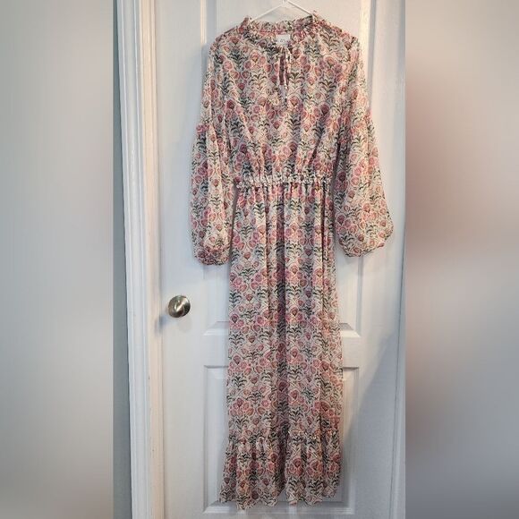 NWT MISA Los Angeles Amata Dress in Somerset Stencil Size Small - Picture 6 of 8